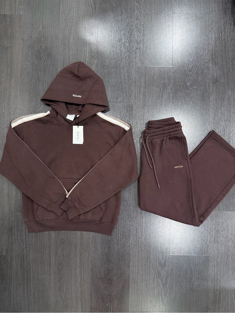 Aritzia Cozy Sweatfleece Set Size XS NWT